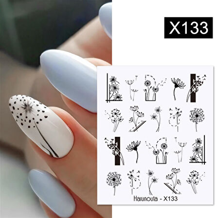 Su transferli nail art sticker X133 (53622-9)