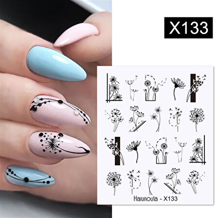 Su transferli nail art sticker X133 (53622-9)