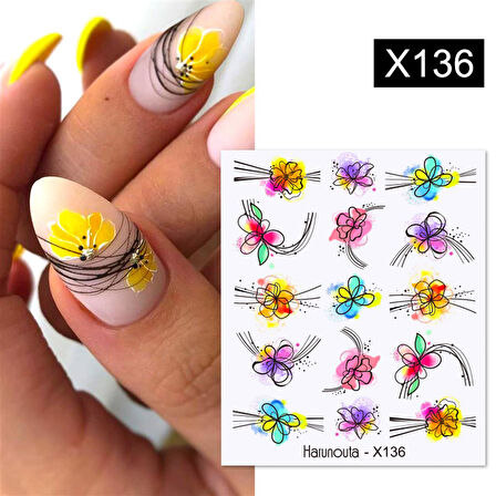 Su transferli nail art sticker X136 (53925-2)