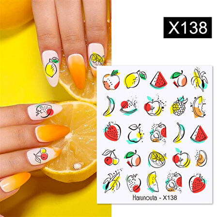 Su transferli nail art sticker X138 (53925-4)