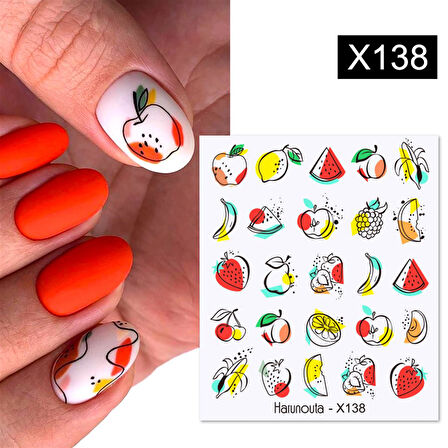 Su transferli nail art sticker X138 (53925-4)