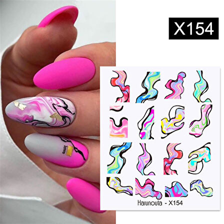 Su transferli nail art sticker X154 (55344-9)