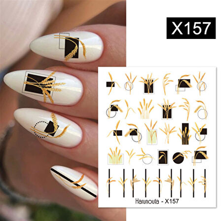 Su transferli nail art sticker X157 (55344-12)