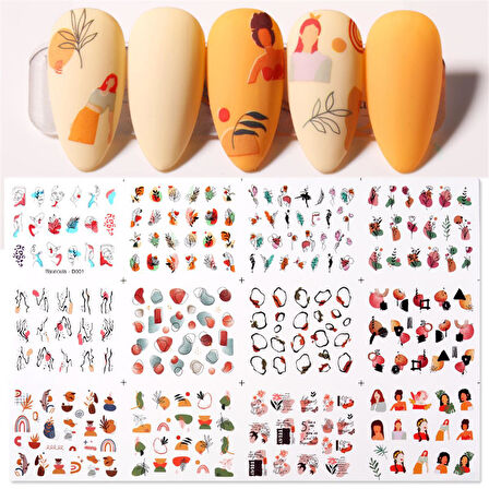 Su transferli nail art sticker D001 (51025-1)