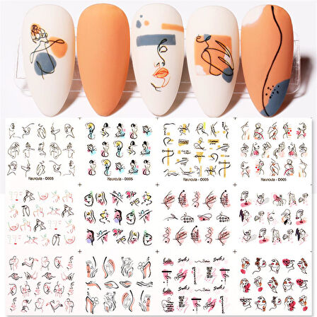 Su transferli nail art sticker D005 (51613-1)