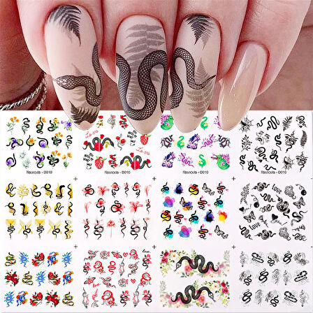 Su transferli nail art sticker D010 (52377-2)