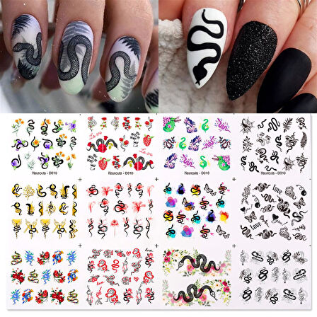 Su transferli nail art sticker D010 (52377-2)