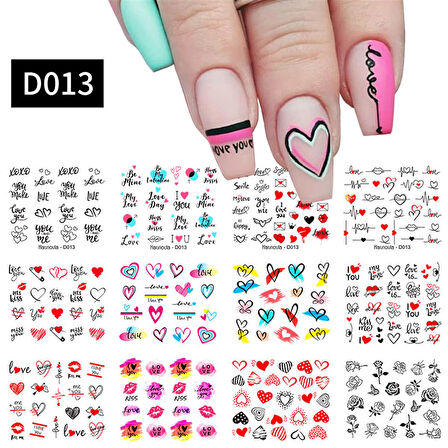 Su transferli nail art sticker D013 (53012-1)