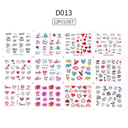 Su transferli nail art sticker D013 (53012-1)