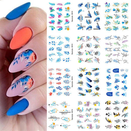 Su transferli nail art sticker D015 (53012-3)