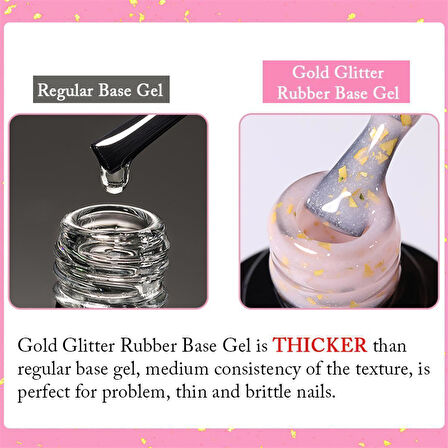 Ursugar Glitter Rubber Base jel URB014 (54500-8)