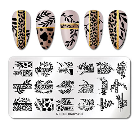 Nicole Diary metal stampa tabakası ND-296 (55838)