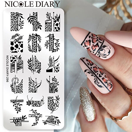 Nicole Diary metal stampa tabakası ND-296 (55838)