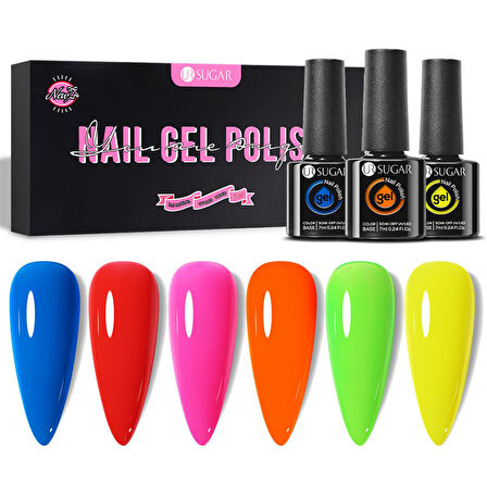Ursugar kalıcı oje seti 6 adet/set SET12 (55648-12)