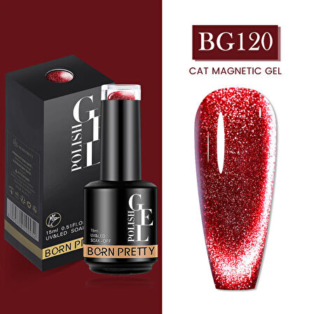 Born Pretty 15 ml Kedi Gözü kalıcı oje BG120 (55933)