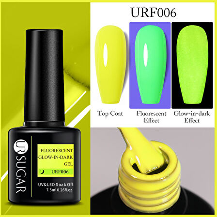 URSUGAR 7.5 ml Floresan - Fosforlu kalıcı oje URF006 (54126)