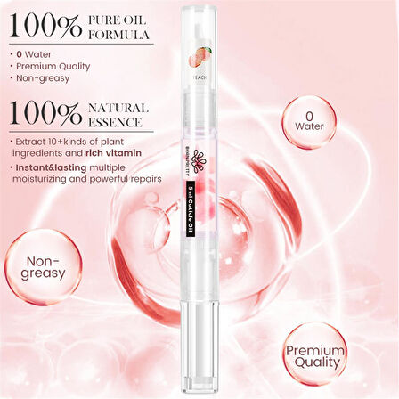 Born Pretty Cuticle oil pen BP-02 Gül (Bakım yağı) 56000