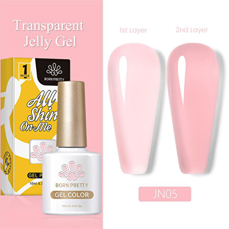 BORN PRETTY 10ml Jelly Nude Seri Kalıcı Oje JN05 (56347)