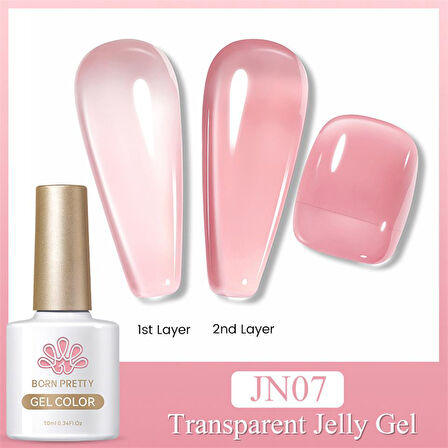 BORN PRETTY 10ml Jelly Nude Seri Kalıcı Oje JN07 (56347)