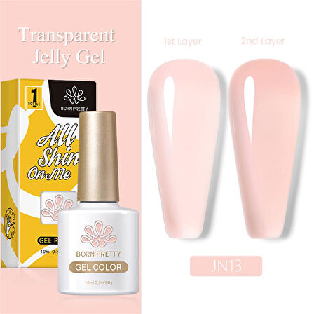 BORN PRETTY 10ml Jelly Nude Seri Kalıcı Oje JN13 (56347)