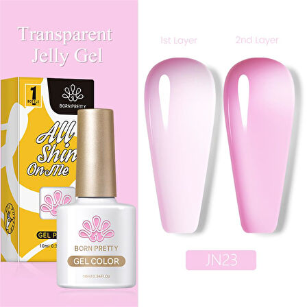 BORN PRETTY 10ml Jelly Nude Seri Kalıcı Oje JN23 (56347)