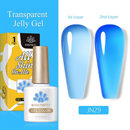 BORN PRETTY 10ml Jelly Nude Seri Kalıcı Oje JN29 (56347)