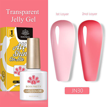 BORN PRETTY 10ml Jelly Nude Seri Kalıcı Oje JN30 (56347)