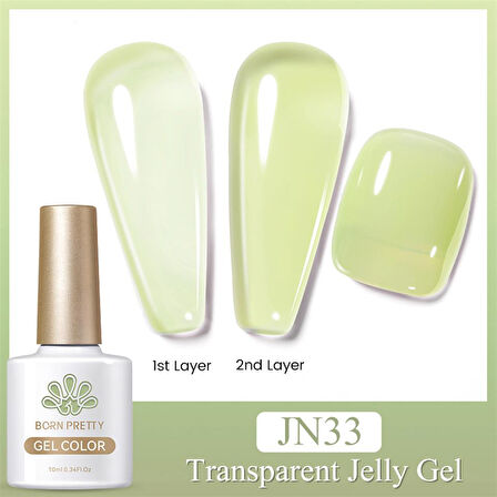 BORN PRETTY 10ml Jelly Nude Seri Kalıcı Oje JN33 (56347)