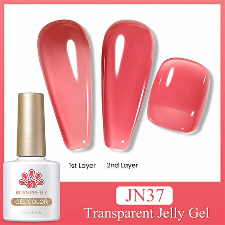 BORN PRETTY 10ml Jelly Nude Seri Kalıcı Oje JN37 (56347)