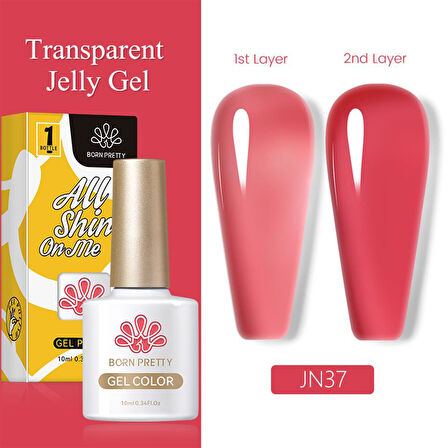 BORN PRETTY 10ml Jelly Nude Seri Kalıcı Oje JN37 (56347)