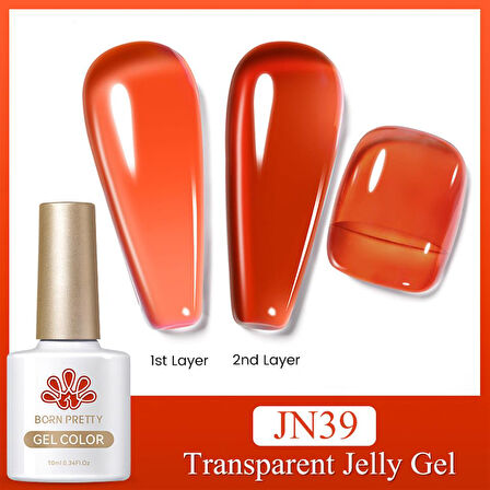 BORN PRETTY 10ml Jelly Nude Seri Kalıcı Oje JN39 (56347)