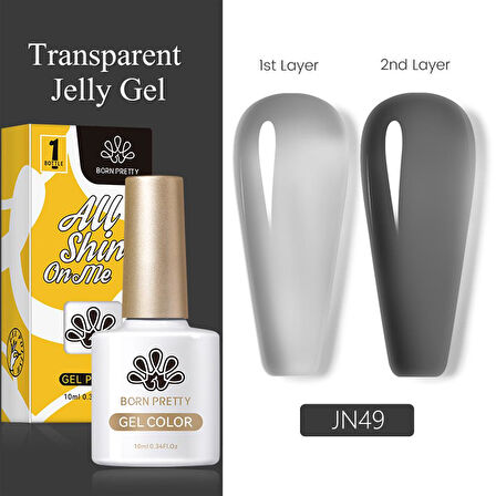 BORN PRETTY 10ml Jelly Nude Seri Kalıcı Oje JN49 (56347)