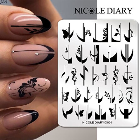 Nicole Diary metal stampa tabakası X001 (56248)