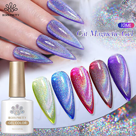 BORN PRETTY 10ml Omnipotent Laser Holo Cat Magnetic Gel 56383