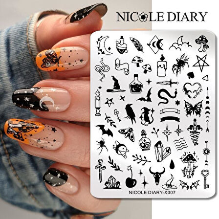 Nicole Diary metal stampa tabakası X007 (56254)