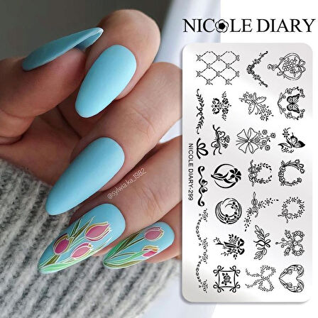 Nicole Diary metal stampa tabakası 299 (56510)