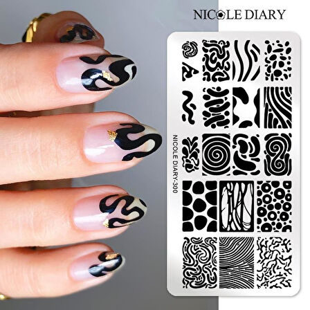 Nicole Diary metal stampa tabakası 300 (56885)