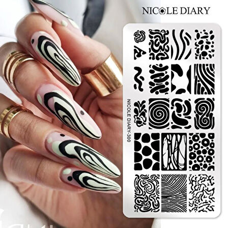 Nicole Diary metal stampa tabakası 300 (56885)