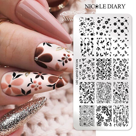 Nicole Diary metal stampa tabakası 301 (56886)