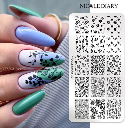 Nicole Diary metal stampa tabakası 301 (56886)