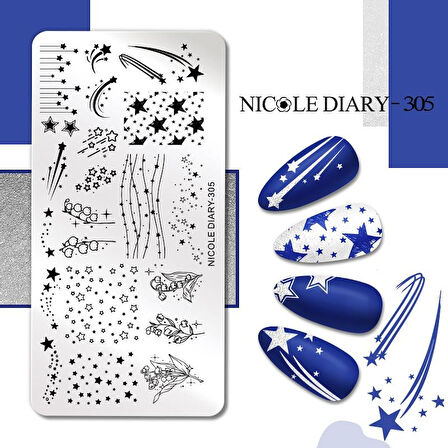 Nicole Diary metal stampa tabakası 305 (58069)