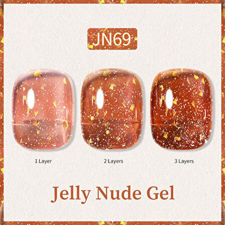 BORN PRETTY 10ml Jelly Nude Seri Kalıcı Oje JN69 (57851-19)