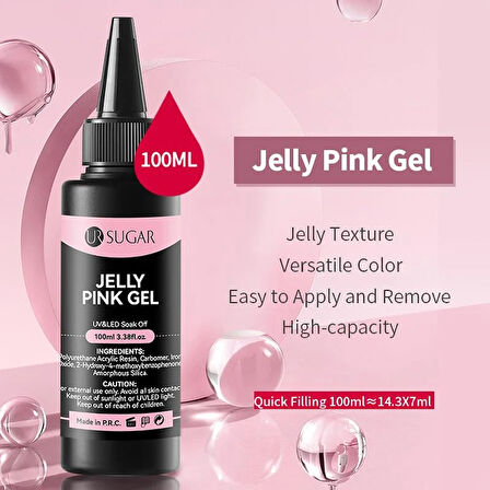 Ursugar Builder jel 100 ml. JELLY PINK (57989)