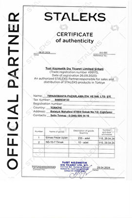 Staleks Diamond Expert seri freze ucu FA40B023/5