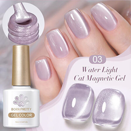 BORN PRETTY 10ml Water Light Cat Magnetic Kalıcı oje WL-03 (58465)