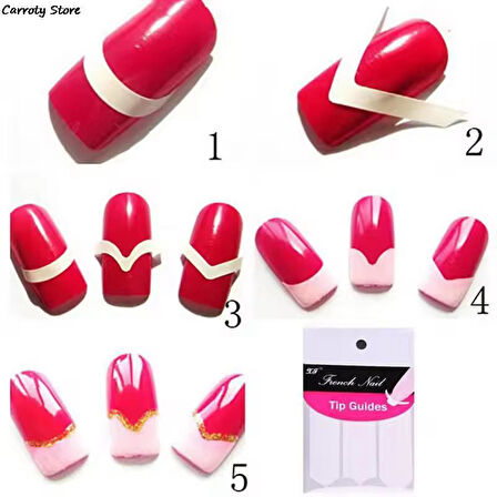 Nail art French Bant (02) 59193