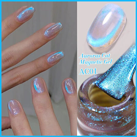 BORN PRETTY 10ml Aurora Cat Magnetic KALICI Oje AC01 (59222)