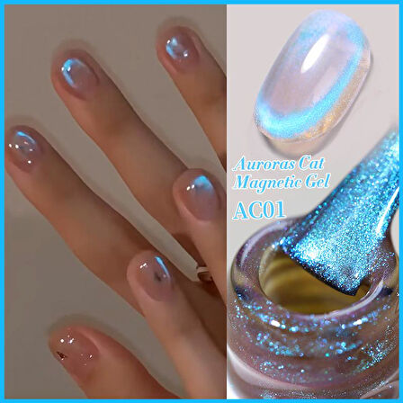 BORN PRETTY 10ml Aurora Cat Magnetic KALICI Oje AC01 (59222)