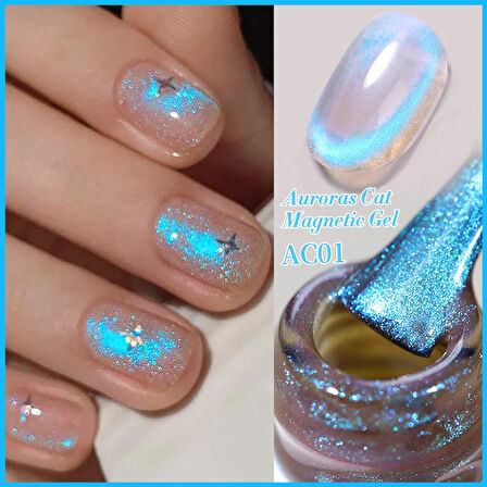 BORN PRETTY 10ml Aurora Cat Magnetic KALICI Oje AC01 (59222)