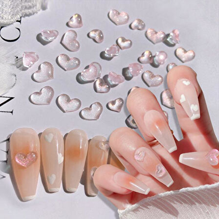 Tırnak Süsleme Nail Art CHARM Kalp (56263-1)